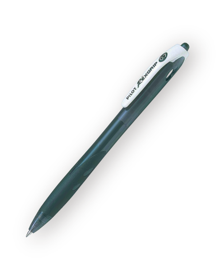 ノック式ボールペン ブラック 色見本